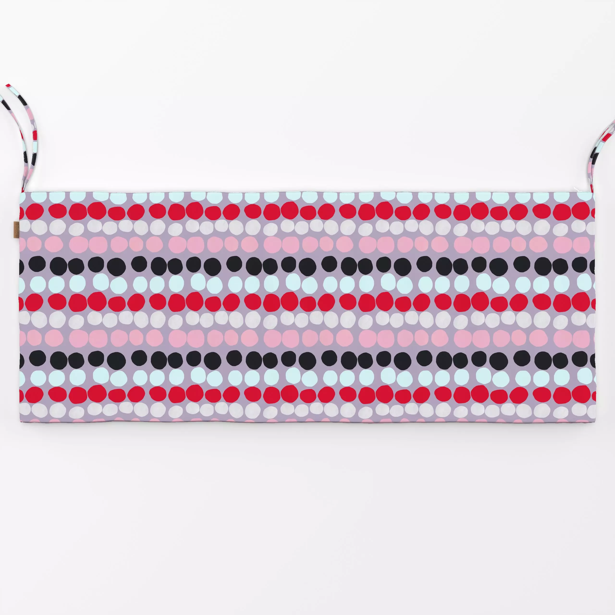 Bankauflage Stones La Plage small - Sommer, Symbole & Muster - von „Iris Knabenschuh Textildesign"; boho, Muster, Kinder, Pu...