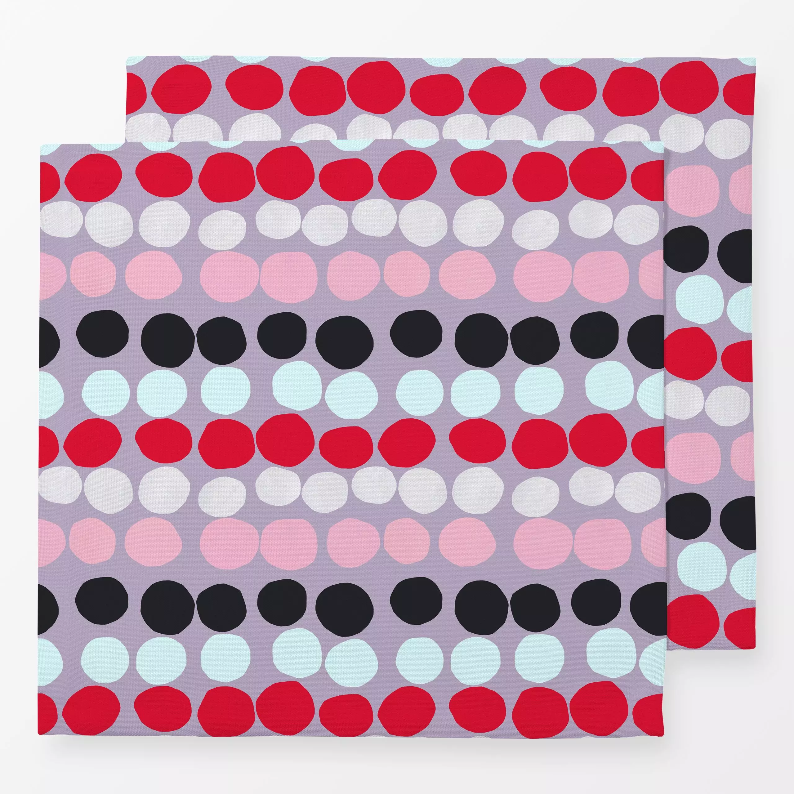 Servietten Stones La Plage small - Sommer, Symbole & Muster - von „Iris Knabenschuh Textildesign"; boho, Muster, Kinder, Pun...