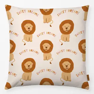 Kissen Löwe Süße Träume Muster