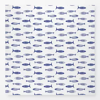 Tischdecke Muster Fische