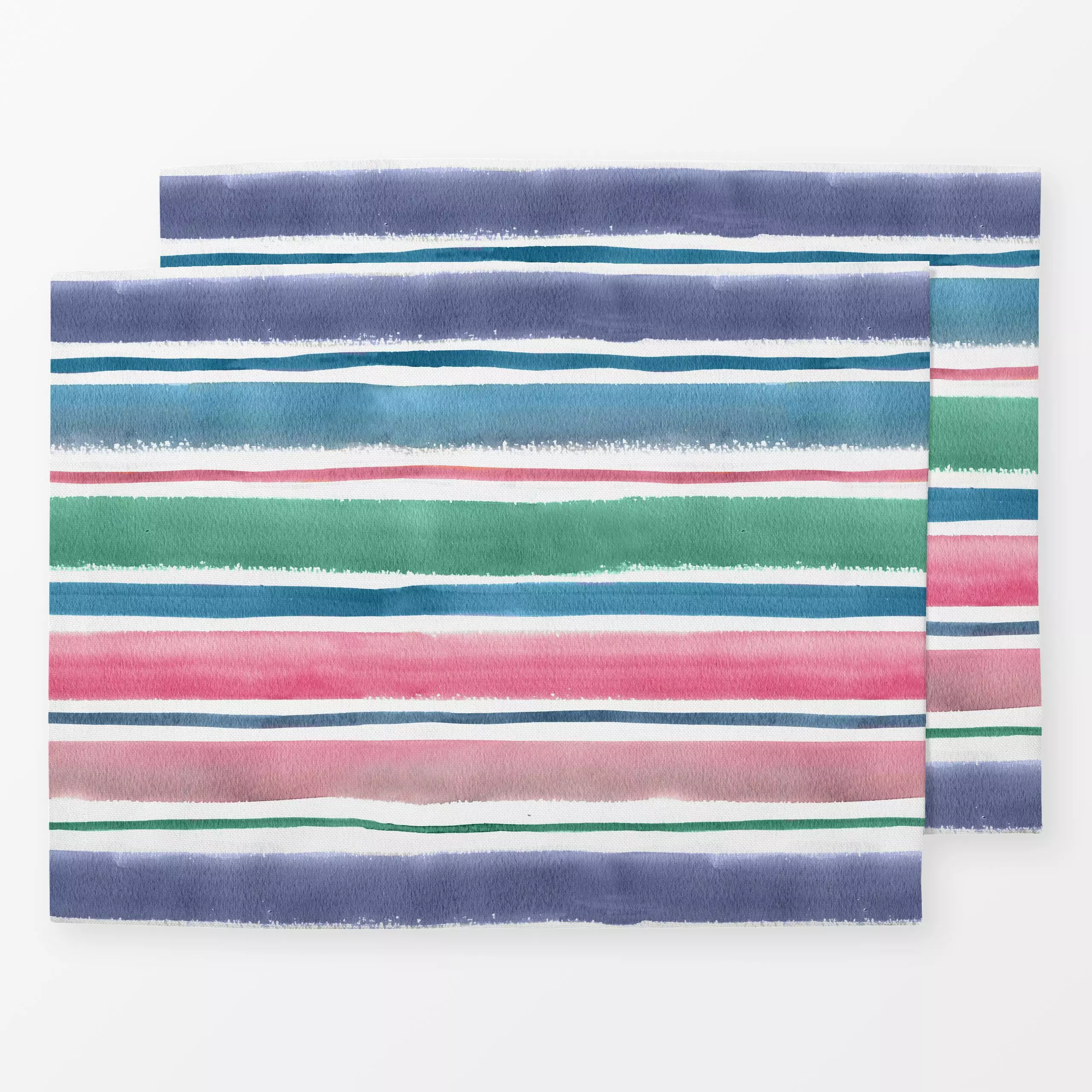 Tischset Stripes Summer Block, gemustert, Sommer, von Ninola Design