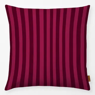 Kissen Classy Stripes burgundy