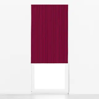 Raffrollo Classy Stripes burgundy