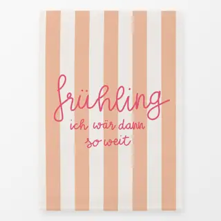 Geschirrtücher Frühling ich wärdann soweit