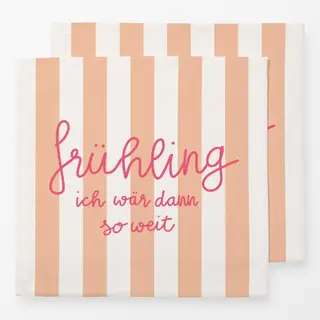 Servietten Frühling ich wärdann soweit