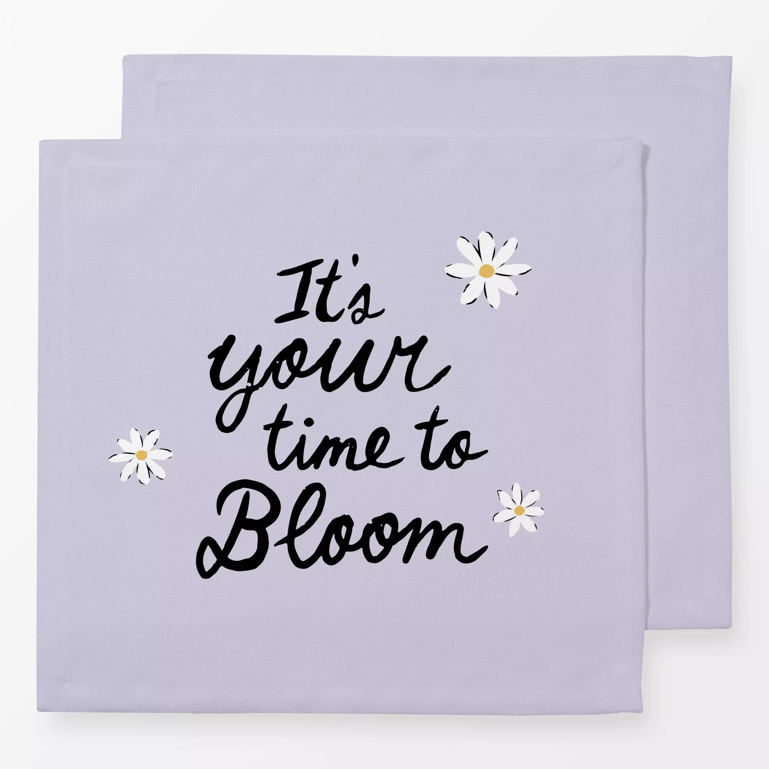 Servietten It ́s your time to bloom - Frühling, Sprüche & Schriftzüge, Anlässe, Ostern - von „moDeern Design Studio"; Ostern,...