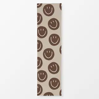 Tischläufer Smile Allover braun