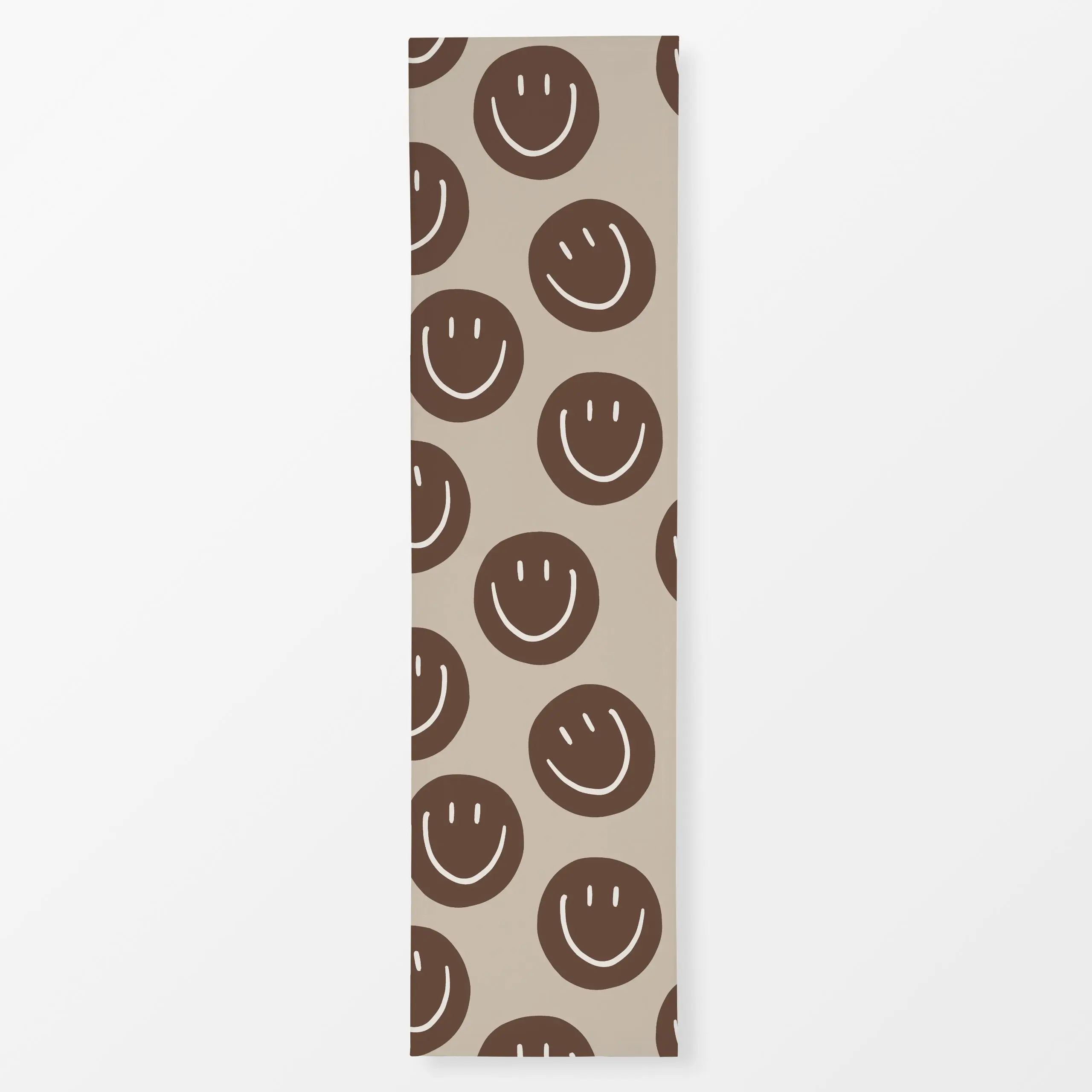 Tischläufer Smile Allover braunSmiley, fürs Kinderzimmer, von Kruth Design