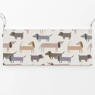 Bankauflage Hundepark – Beige