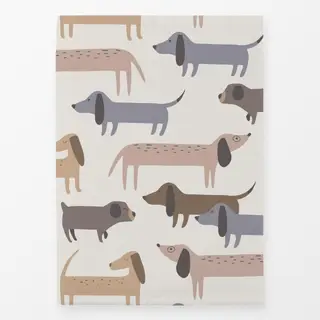 Geschirrtücher Hundepark – Beige