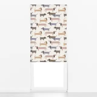 Raffrollo Hundepark – Beige