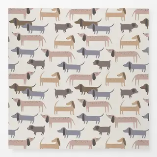 Tischdecke Hundepark – Beige