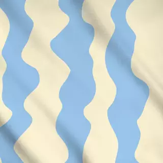 Meterware Happy Kids Welle Gelb