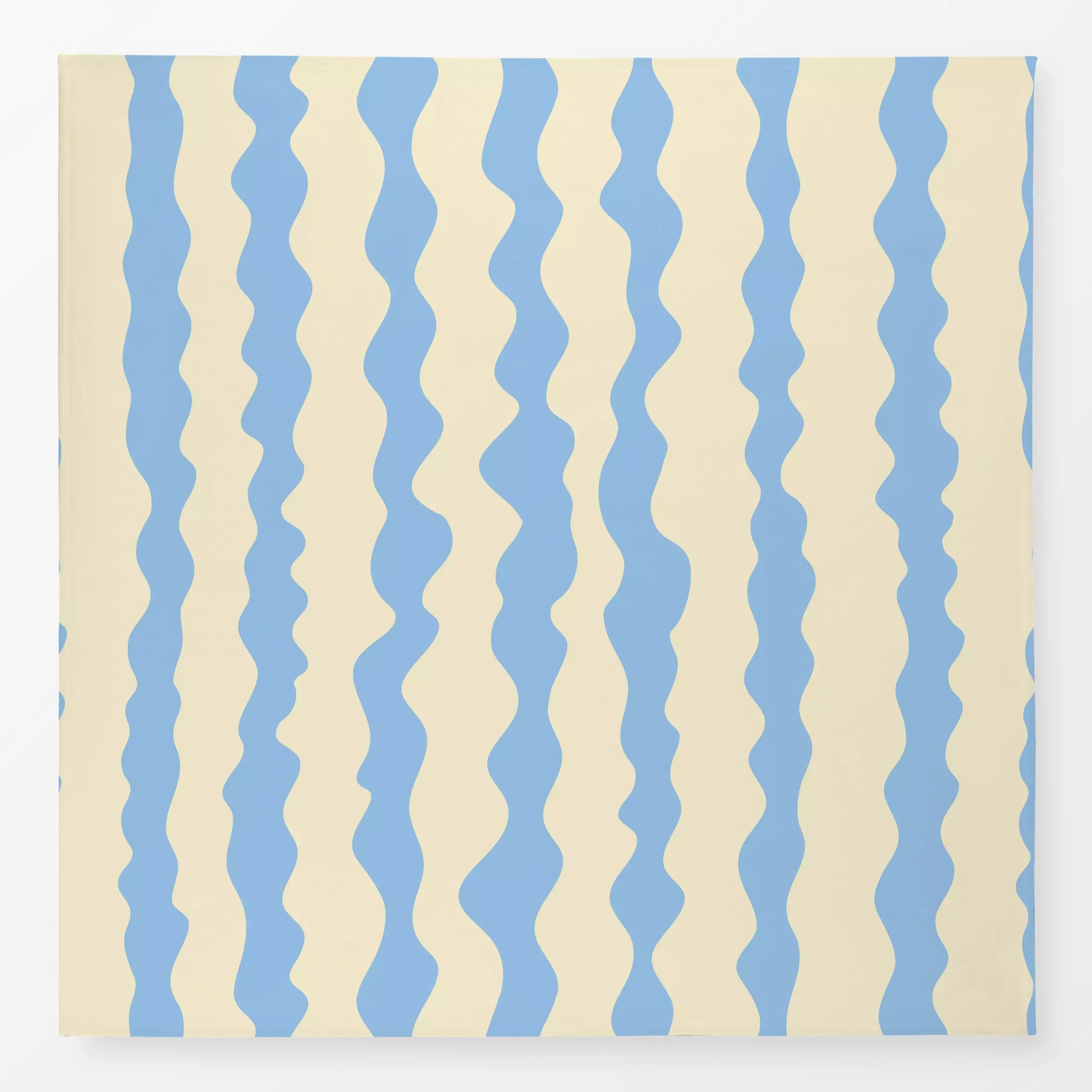 Tischdecke Happy Kids Welle Gelb - Frühling, Symbole & Muster - von „Studio ROSAGRAU"; Kinderzimmer, Sommer, gelb, outdoor, ...