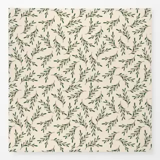 Tischdecke Mistlezweig Allover Creme