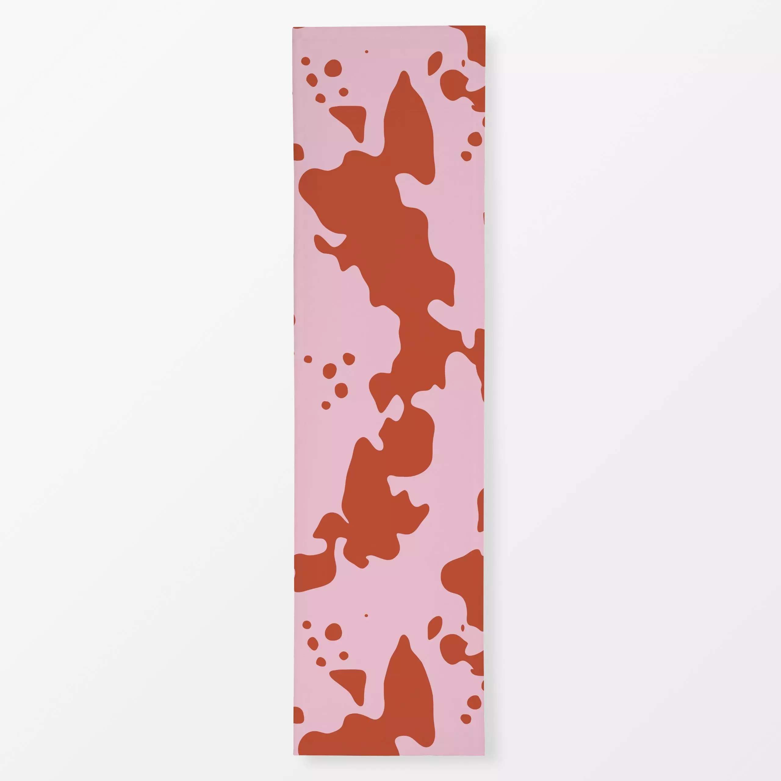 Tischläufer Organic Shapes | rot, gemustert, von moDeern Design Studio