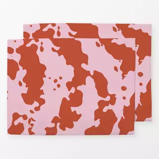 Tischset Organic Shapes | rot