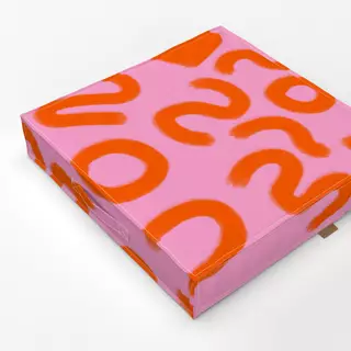 Bodenkissen Mix orange rosa