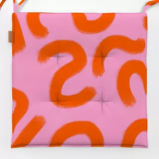 Sitzkissen Mix orange rosa