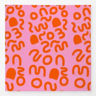 Tischdecke Mix orange rosa