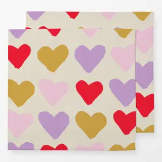 Servietten Herzchen