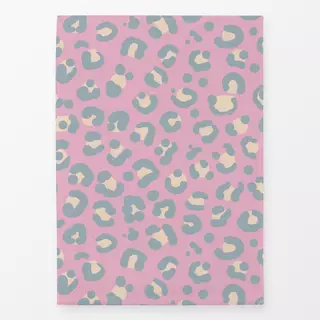 Geschirrtücher Leopardenmuster rosa grau