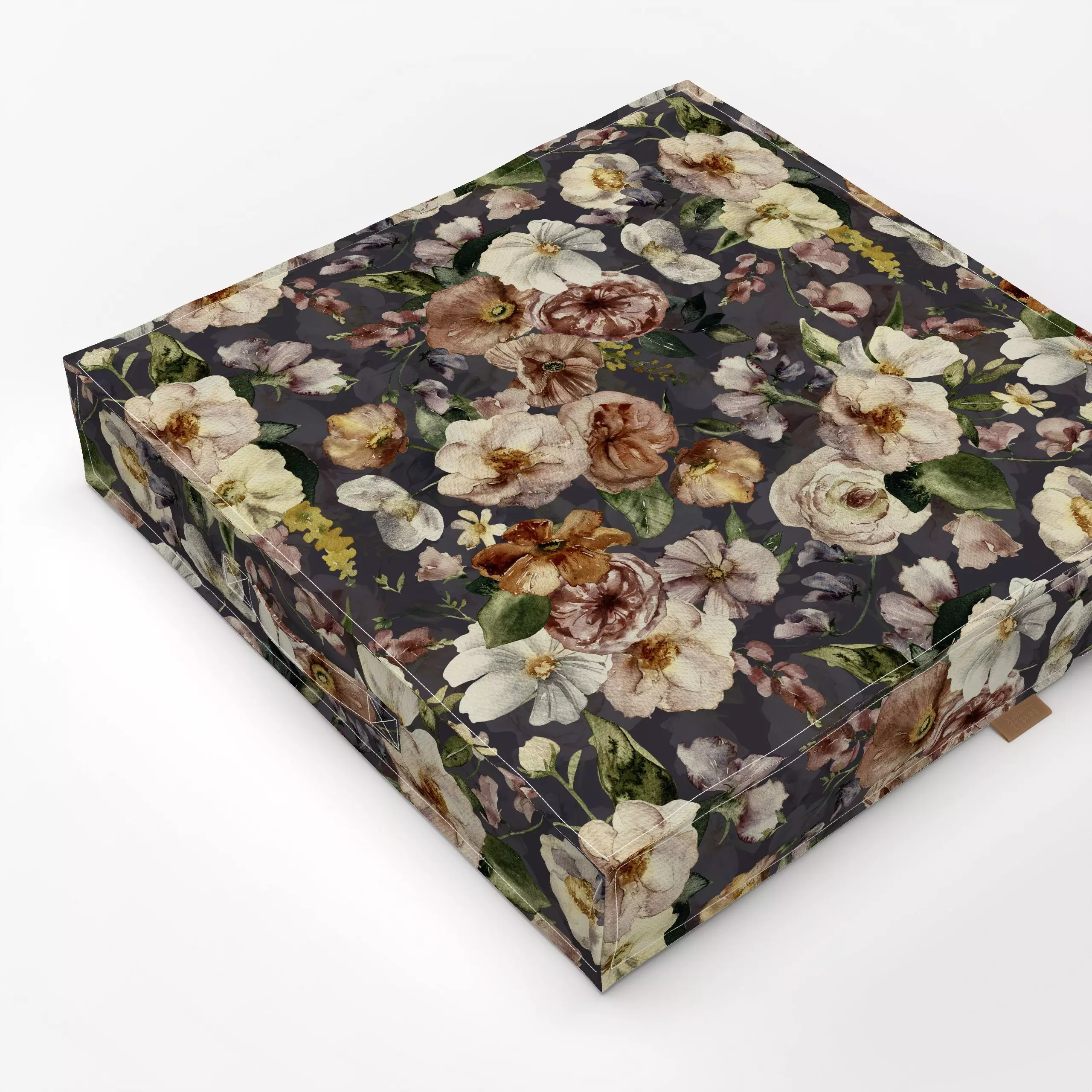 Bodenkissen Sommerblumen Wiese 3 - Blumen & Florales, Sommer - von „Uta Naumann"; boho, Wasserfarben, Natur, Blumen, Garten,...