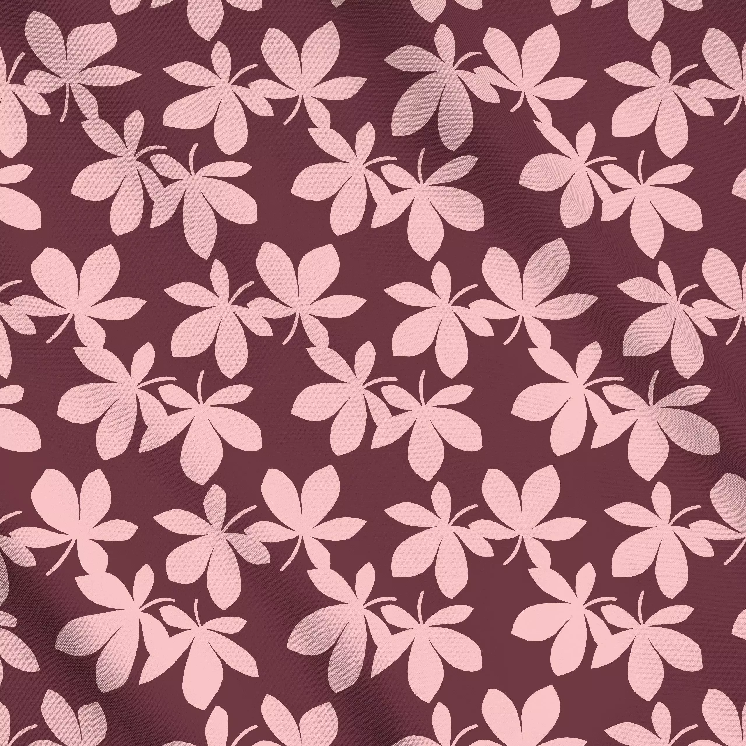 Meterware Kastanienblatt Rosa - Blumen & Florales, Herbst - von „Julia Reyelt"; Muster, minimal, Blatt, Blätter, Herbst, Her...