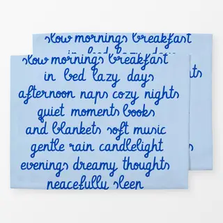 Tischset Slow Mornings