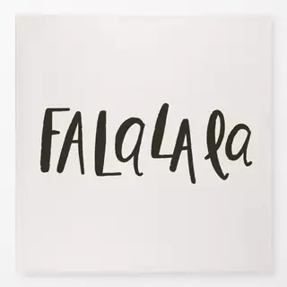 Tischdecke Falalala Typo