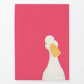 Geschirrtücher Hello Spring Ente Pink