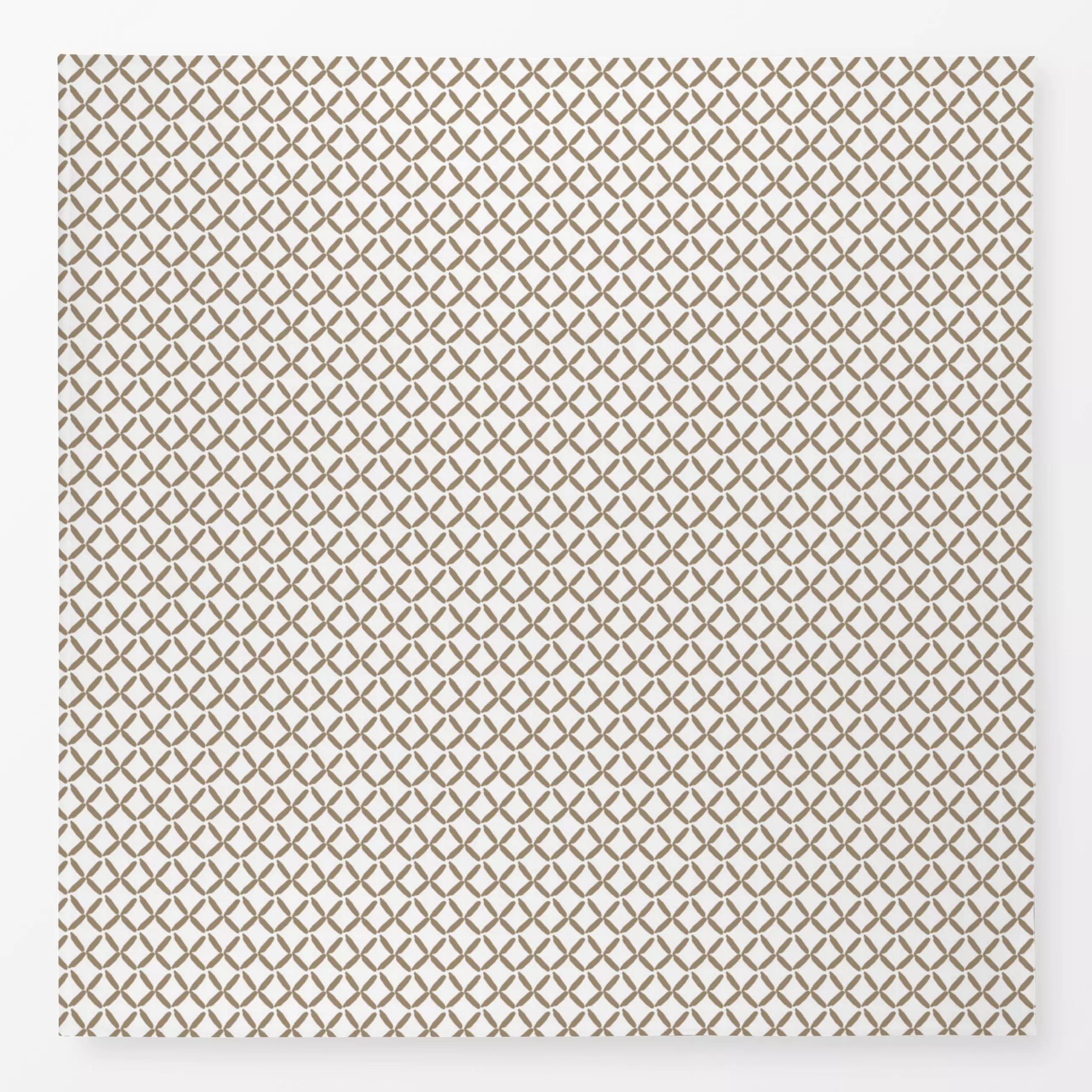 Tischdecke Kreuzstich Naturbeige - Symbole & Muster - von „Alisa Knöß"; Muster, Natur, beige, Ostern, landhaus, Weiss, Stick...