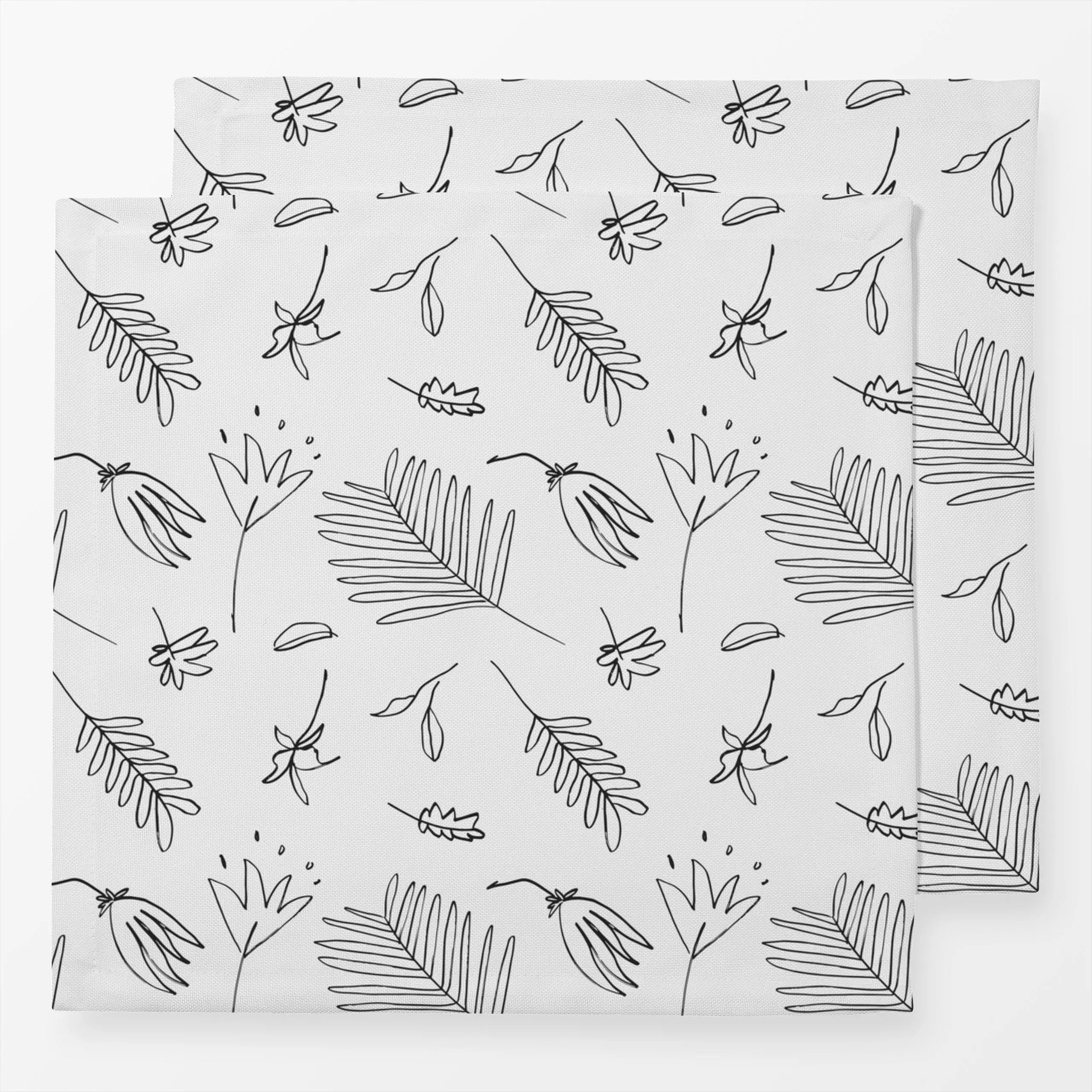 Servietten Scribbled Pattern 18 - Blumen & Florales, Symbole & Muster - von „Mareike Böhmer"