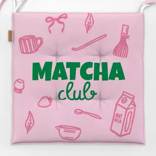 Sitzkissen Matcha Club
