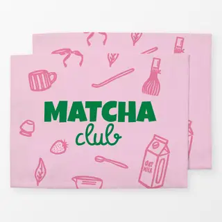 Tischset Matcha Club