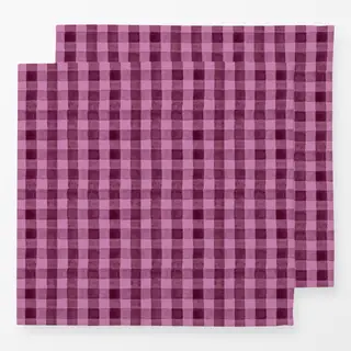 Servietten Beeren Glühwein Berry Gingham