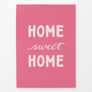 Geschirrtuch Home Sweet Home Pink Lettering