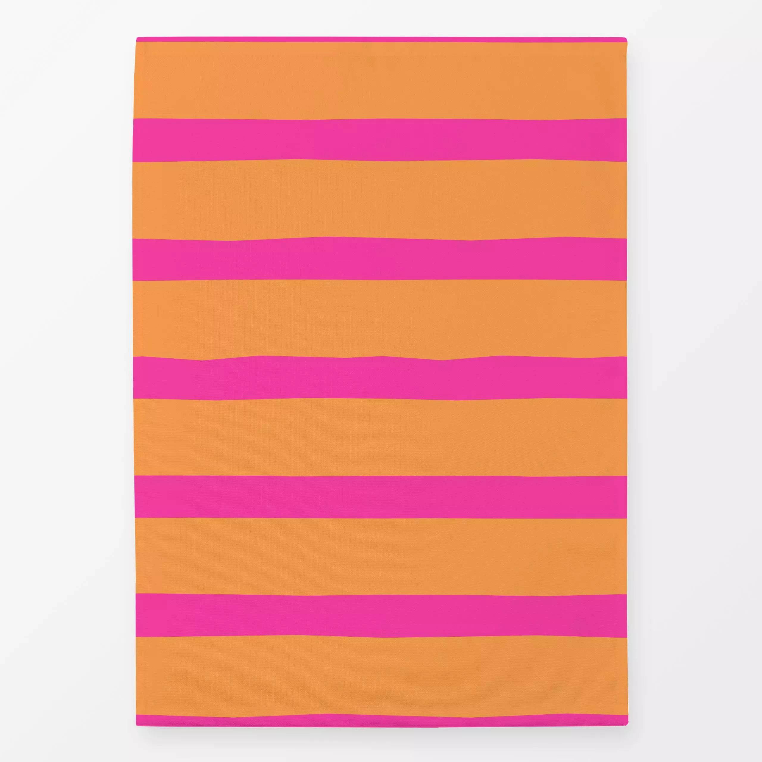 Geschirrtücher Streifen orange pink - Sommer, Symbole & Muster - von „Carolin Vonhoff“; Muster, Streifen, Orange, Sommer, pi...
