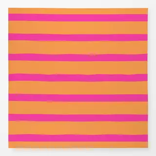 Tischdecke Streifen orange pink