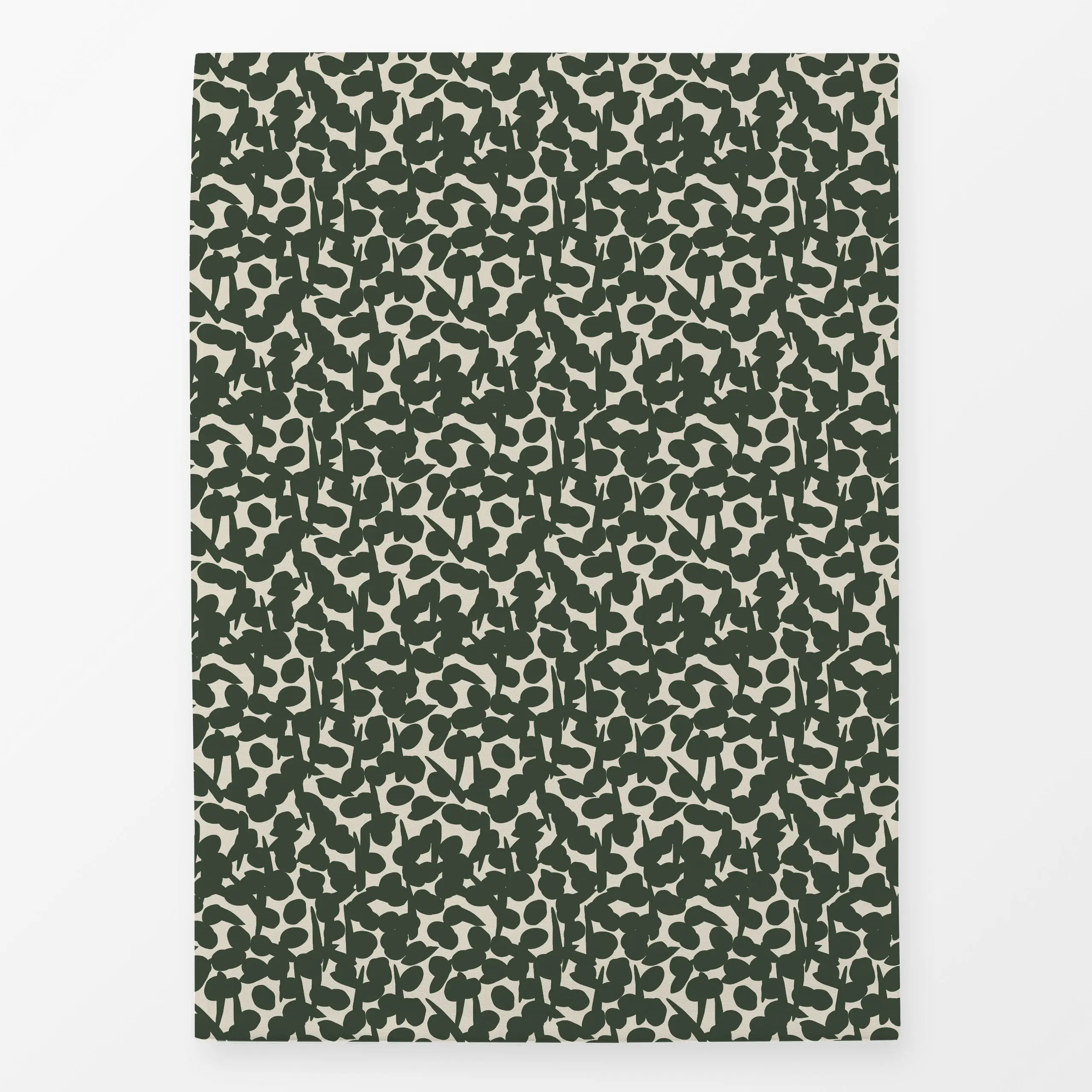 Geschirrtücher grün-cremefarbene Beeren - Weihnachten, Früchte - von „Sara Maria"; Beeren, modern, winterdeko, Nordisch, sca...