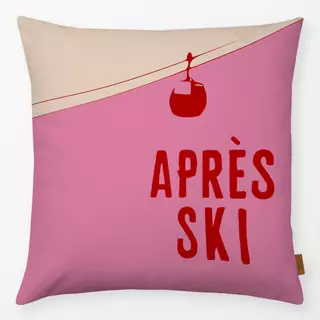 Kissen Apres Ski Gondel Pink