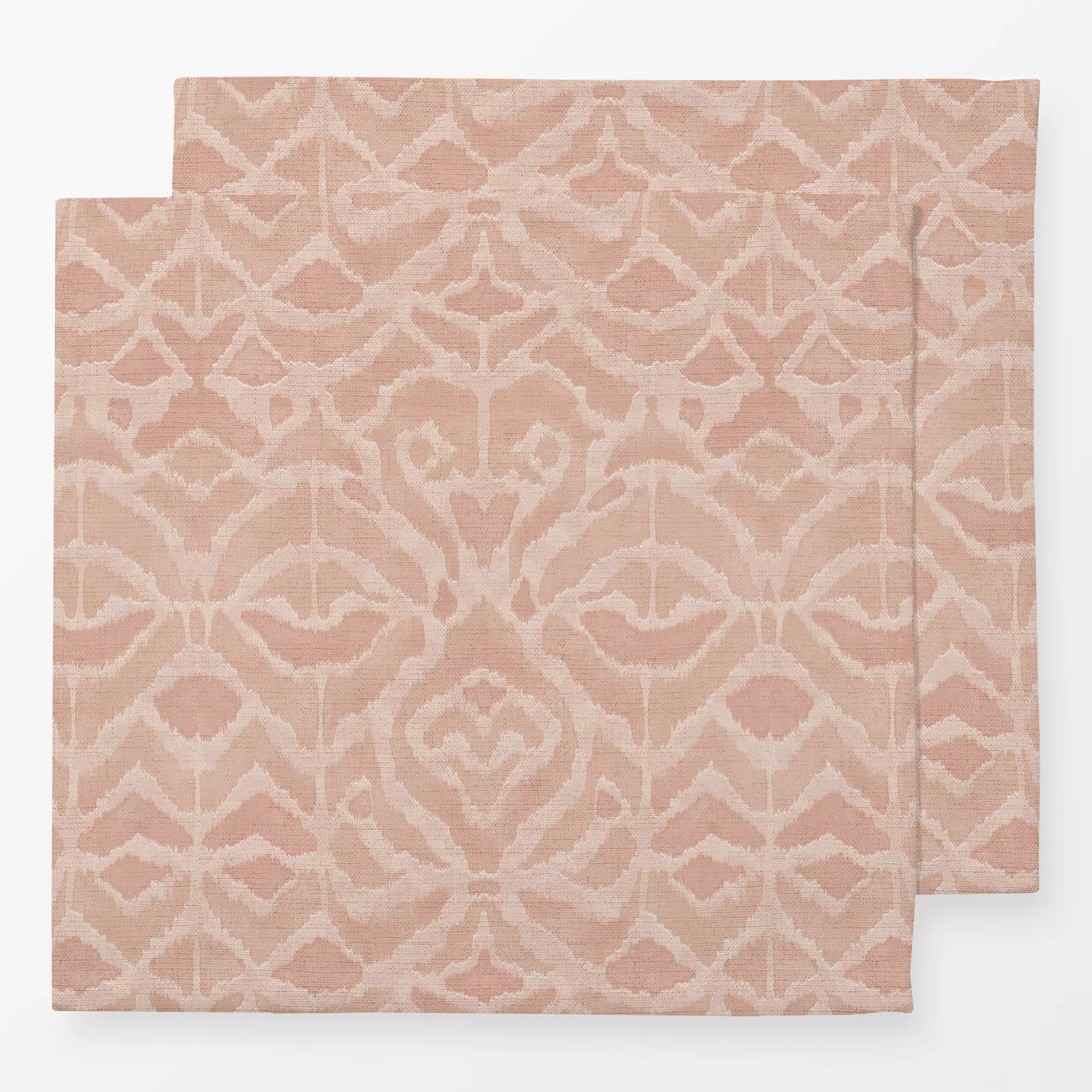 Servietten Boho exotic ikat terracotta - Sommer, Symbole & Muster - von „Bloomery Decor"; boho, Muster, Geometrisch, terraco...