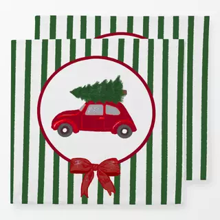 Servietten Auto Weihnachten