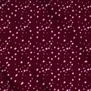 Meterware Fleckenmuster Burgundy