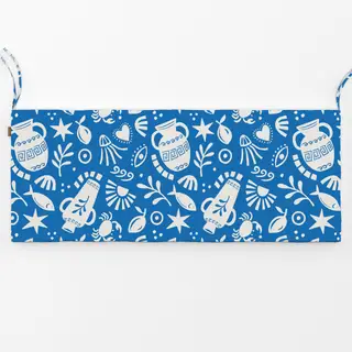 Bankauflage greek shapes