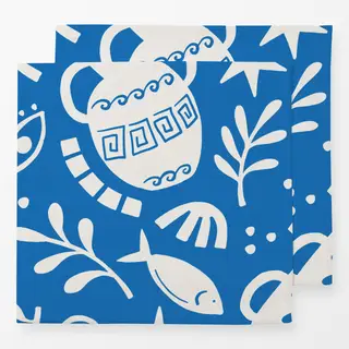 Servietten greek shapes