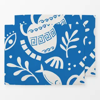 Tischset greek shapes