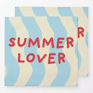 Servietten Summer Lover Red Blue