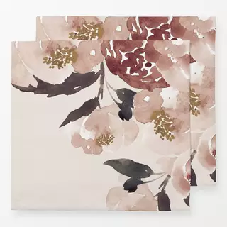 Servietten Rosengarten Beige Pastel