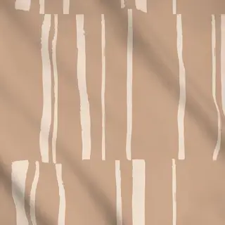 Meterware Organic Stripes brown